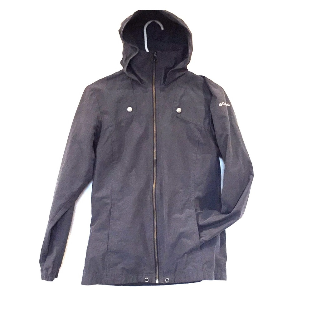 Columbia gray light hooded jacket